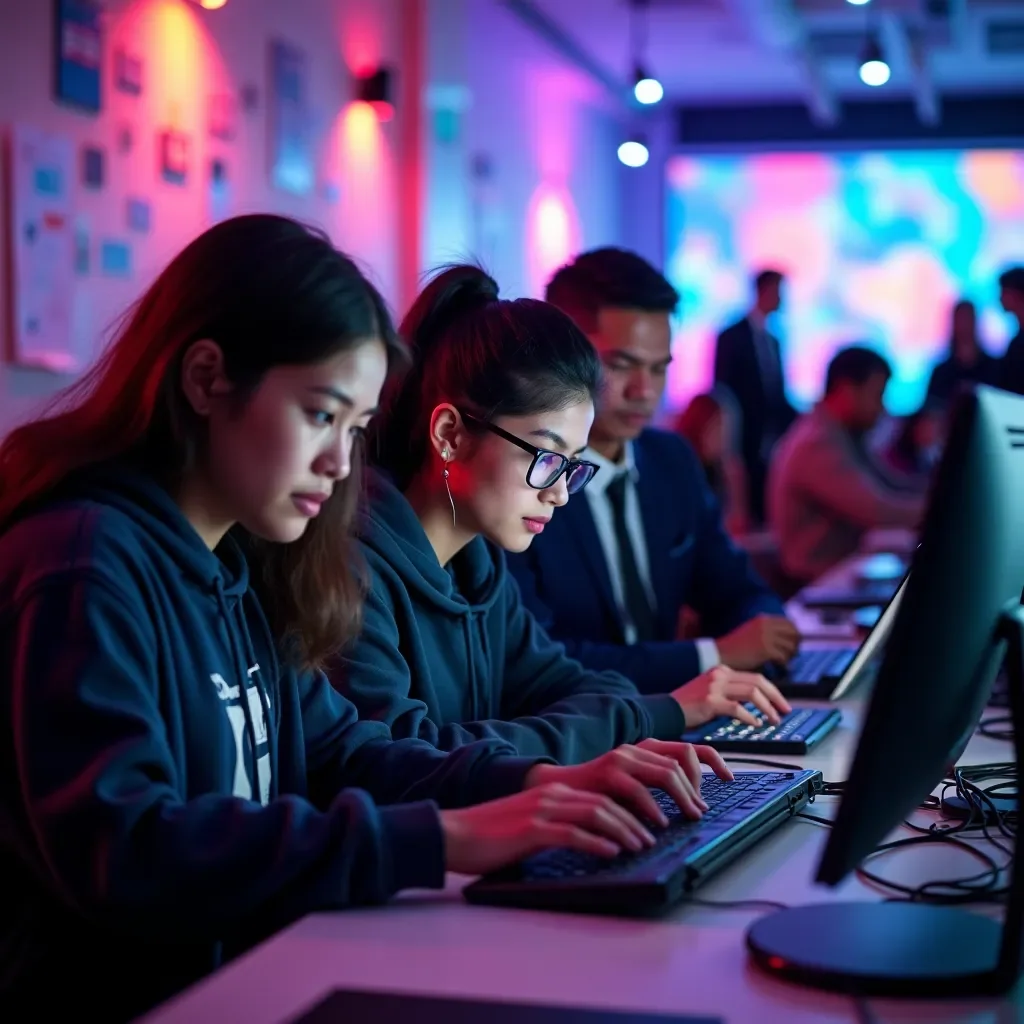 Professional team meeting